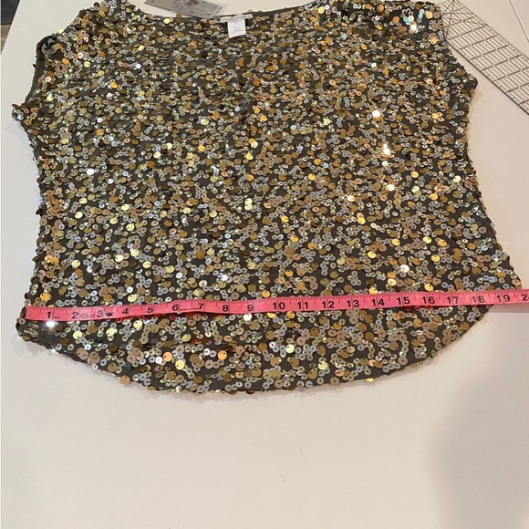 SLOUCHY SEQUIN TOP SIZE M - Picture 10 of 13
